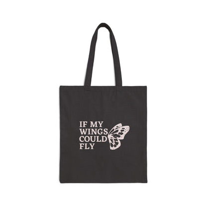 Wings Cotton Tote Bag - Eco Friendly